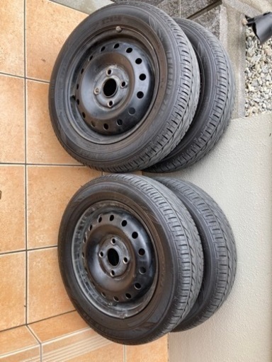 バリ山！軽自動車に！ 155 65 13 4本 タイヤ ホイール ダイハツ