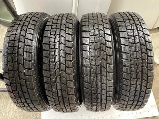 【2025年製 新品】 ダンロップ スタッドレス 4本 155/80R13 タイヤ・ホイール