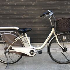 地域限定送料無料 パナソニック ビビDX 8,9AH 子供乗せ 新基準 白