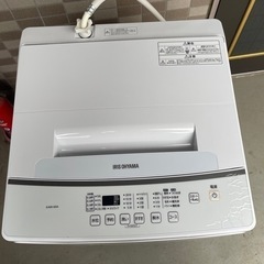 アイリスオーヤマ 洗濯機 (洗濯6kg, 説明書付き)