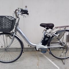 484 パナソニック新機種電動アシスト自転車gyutto20インチブラウンボディー