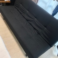 IKEA ソファーベット　ブラック
