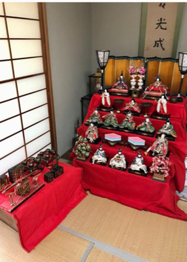 天下堂洋品店　雛人形　五段