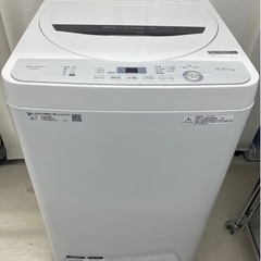 GM58【近隣配達可能】シャープ 2019年製 4.5kg ES-GE4C-T クリーニング 