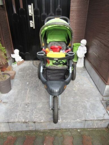 Jeep製ベビーカー リバティー リミテッド 三輪 リクライニング