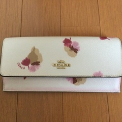 COACH コーチ 長財布 花柄