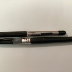 毛筆ペン① 2本セット　使用済み
