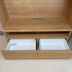 テレビボード　ポルテ 120TV LBR ニトリ