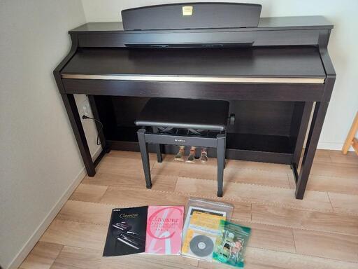 YAMAHA クラビノーバ CLP370、純正椅子、お手入れセット付