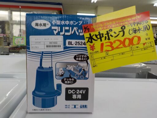 G:997450　水中ポンプ（海水用）新品