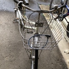 【ネット決済】イーストボーイ　白　自転車　27インチ