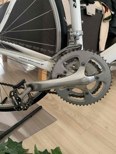 ANCHOR ロードバイク ホワイト 2x10ギア ロードバイク アンカー