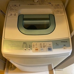 日立　洗濯機　お譲りします！　0円