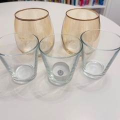 グラス&耐熱ガラス軽量カップ