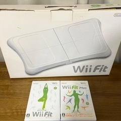 【引き渡し者決定済】WiiFit本体とソフト（Wii Fit・W...