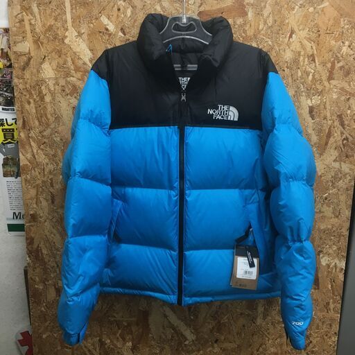 未使用タグ付!!  THE NORTH FACE ザ ノース フェイス 1996 RETRO NUPTSE JAKET NFOA3C8D レトロヌプシ ダウン ジャケット M メンズ アウター 水色/黒  堺市  石津