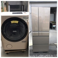 新生活応援】高年式 大型冷蔵庫&大容量ドラム式洗濯機 Panasonic