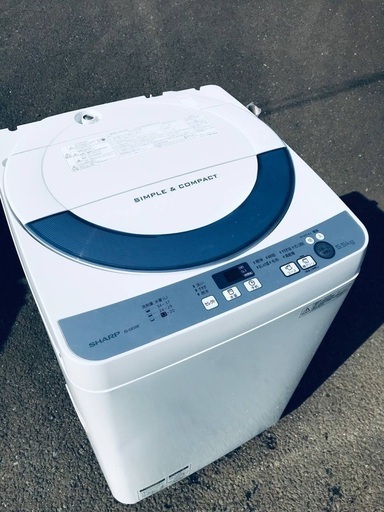 ♦️EJ1805番SHARP全自動電気洗濯機 【2016年製】