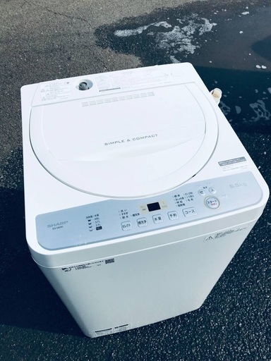 ♦️EJ1809番SHARP全自動電気洗濯機 【2018年製】