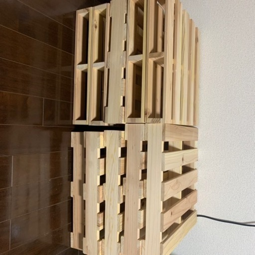 杉のすのこのベッドフレーム
