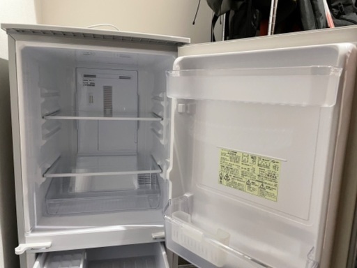 シャープ 省エネ ノンフロン冷凍冷蔵庫 霜取り機能付き どっちもドア