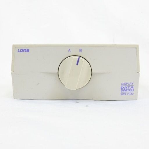 【緊急値下げ】小型切替器　VGAディスプレイ用（2回路切替）　SWK-VGA2　233C