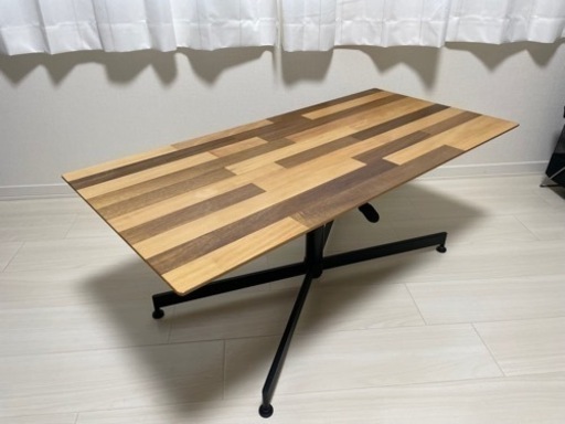 【昇降ダイニングテーブル】木製/アカシア/幅105cm (ちー) 草加の家具の中古あげます・譲ります｜ジモティーで不用品の処分