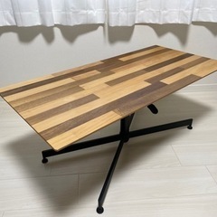 【ネット決済】【昇降ダイニングテーブル】木製/アカシア/幅105cm