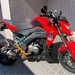 フルカスタム　z125pro  7,858km 希少カラー