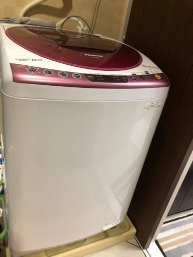 (お取引決定) Panasonic 縦型全自動洗濯機  ８キロ