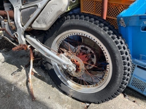 トライアルバイク BETA B4？ 不動車 絶版車 部品取り トライアルバイク BETA B4？ 不動車 絶版車 部品取り