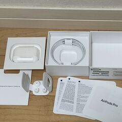 キャンセルで再出品 Air pods pro 付属品完品