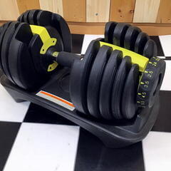 【岐阜 直接引取り限定】アジャスタブルダンベル 可変式ダンベル ダンベル ペアセット 24kg 筋トレ ホームジム 可変 プレート