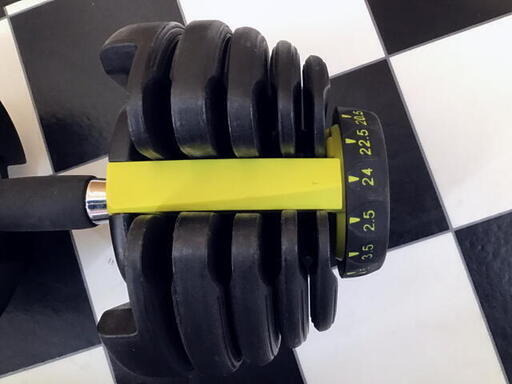 岐阜 直接引取り限定】アジャスタブルダンベル 可変式ダンベル  