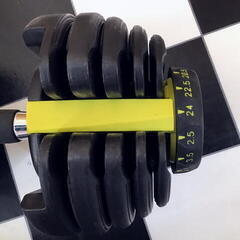 【岐阜 直接引取り限定】アジャスタブルダンベル 可変式ダンベル ダンベル ペアセット 24kg 筋トレ ホームジム 可変 プレート