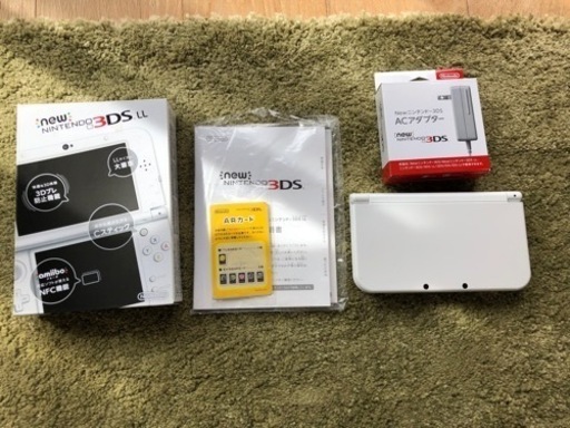 【美品】NEW 任天堂　3DS LL パールホワイト