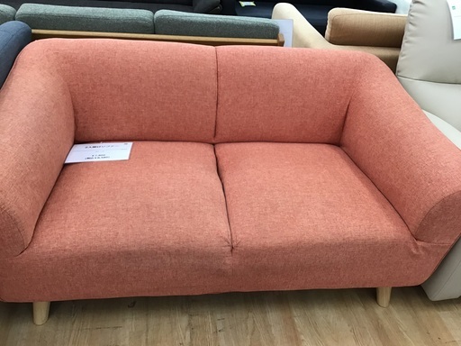 【トレファク神戸新長田】オレンジの2人掛けソファー入荷しました!【取りに来れる方限定】