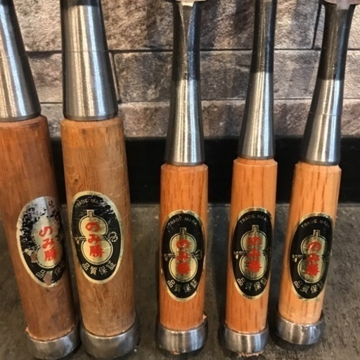 【中古】のみ勝 5本 弥作 1本 他1本 大工セット 中古】のみ勝 5本 弥作 1本 他1本 大工セット