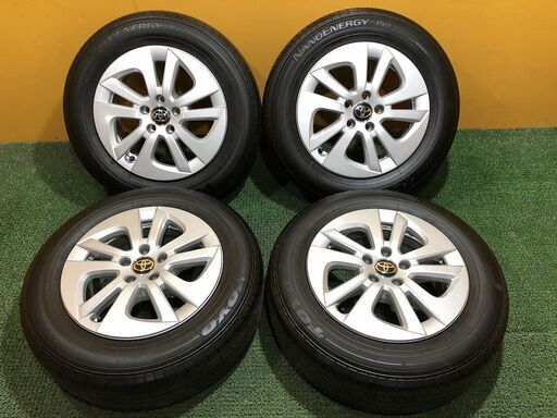 TOYOTA プリウス50系 純正アルミ 195/65R15 TOYOタイヤ-