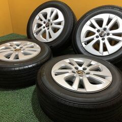 No.700　トヨタ 50系プリウス純正ホイール 15インチ 5穴 PCD100　トーヨー タイヤ 195/65R15　4本セット