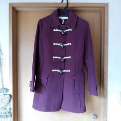 【7～9号】きれいな紫色のダッフル風コート