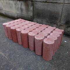 【お引渡し決定】コンクリートブロック（レンガ色）