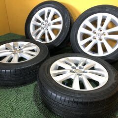 No.701　トヨタ 20系ウィッシュ純正ホイール 16インチ 5穴 PCD100　ダンロップ タイヤ 195/60R16　4本セット 