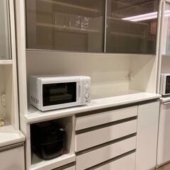 【愛品館市原店】松田家具　スライド扉キッチンボード【愛市IKB】