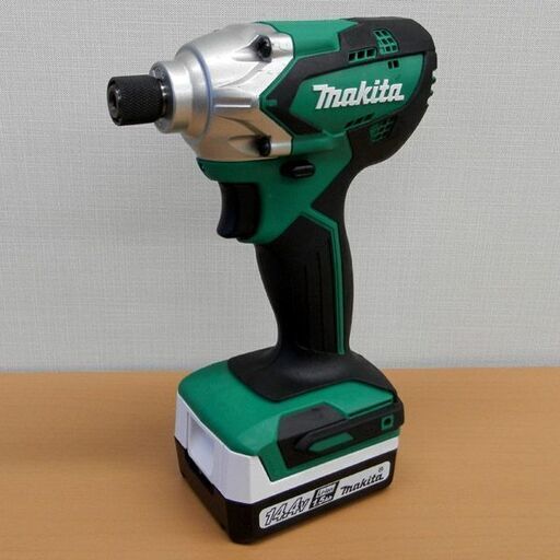 充電式 インパクトドライバ MTD001DSX 14.4V 1.5Ah 動作品 makita マキタ バッテリー2個 充電器 セット 札幌 西野