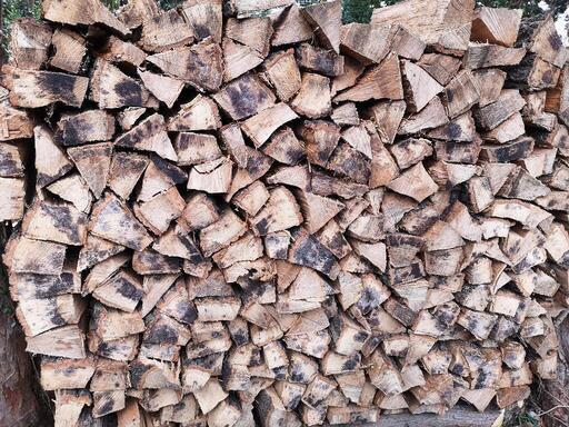 クヌギ　薪(未乾燥)　軽トラ一台並盛　￥12,000 !! クヌギ 薪(未乾燥) 軽トラ一台並盛 ￥12,000 !!