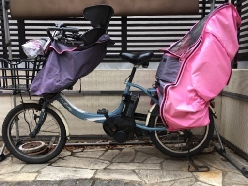 電動自転車（ヤマハ　pass babby）三人乗り可
