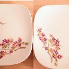 【無料】SEYEI陶器　和皿2枚セット　除菌済み　美品