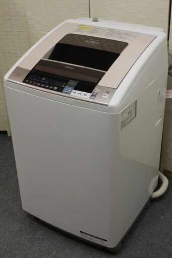 日立　全自動洗濯乾燥機 ビートウォッシュ　BW-D9TV(N)　9/5kg　シャンパン 2015年製 HITACHI 洗濯機 中古家電 店頭引取歓迎 R5165)