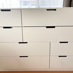IKEAイケア】NORDLI ノールドリ チェスト（引き出し×8）ホワイト